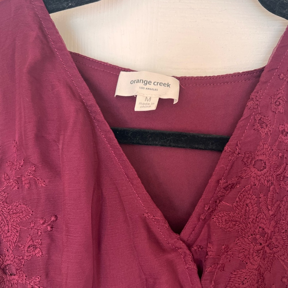 Orange Creek Plum Midi Dress - Picture 2 of 7